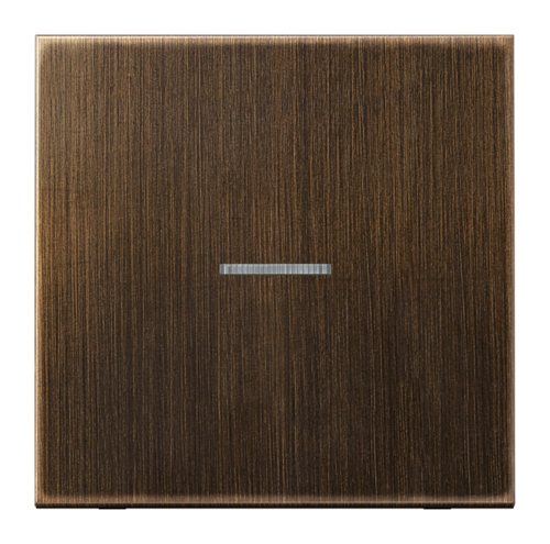 Клавиша с линзой JUNG LS METAL, античная латунь