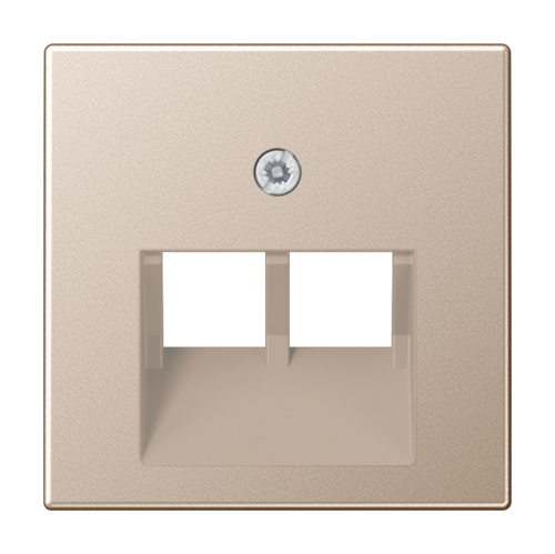 Накладка на розетку информационную JUNG А-СЕРИЯ, шампань