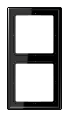 Рамка 2 поста JUNG LS 990, черный