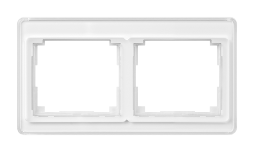 Рамка 2 поста JUNG SL 500, горизонтальная, белый