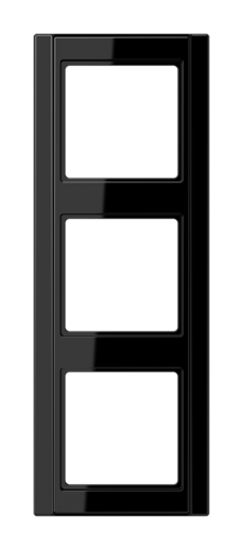 Рамка 3 поста JUNG A 500, черный