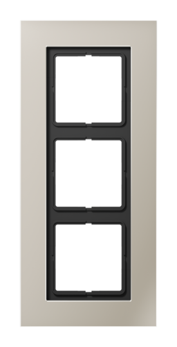 Рамка 3 поста JUNG LS PLUS, стальной