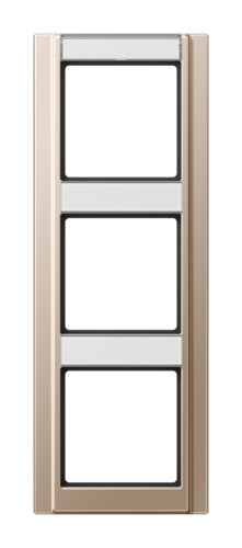 Рамка 3 поста JUNG A 500, шампань