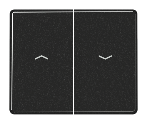 Клавиша для жалюзийного выключателя JUNG SL 500, черный