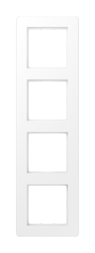 Jung A Flow - Рамка 4-ая, цвет Матовый белый