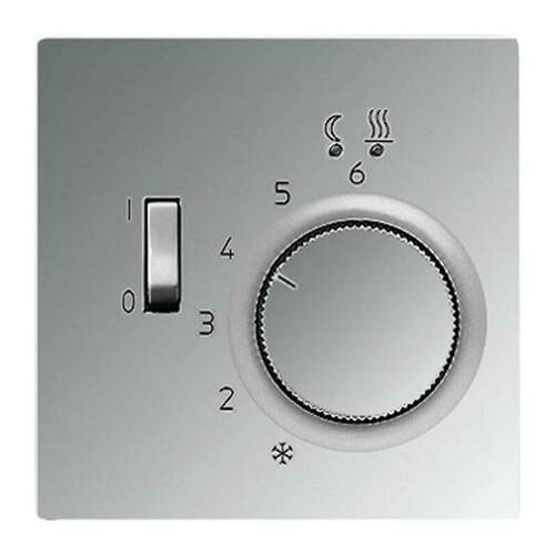 Терморегулятор Jung LS METAL, с датчиком, механический, хром, FTRGCR231