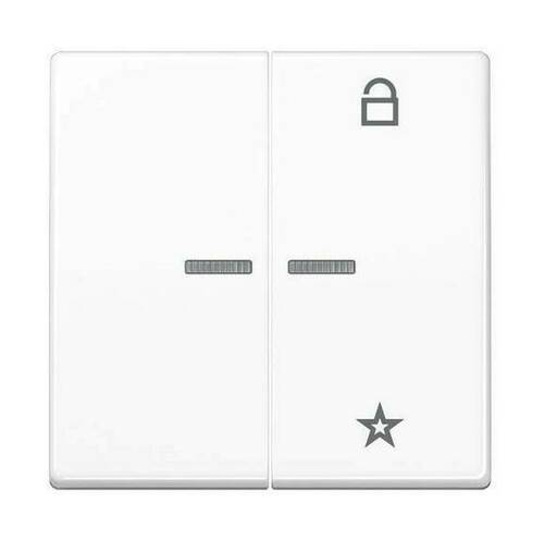 Накладка на жалюзийный выключатель Jung А-СЕРИЯ, белый, AS1701WW