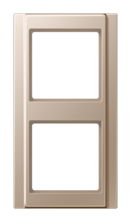 Рамка 2 поста JUNG A 500, шампань