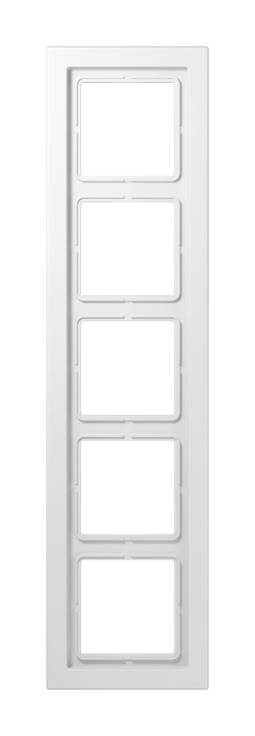 Рамка 5 постов JUNG LS DESIGN, белый