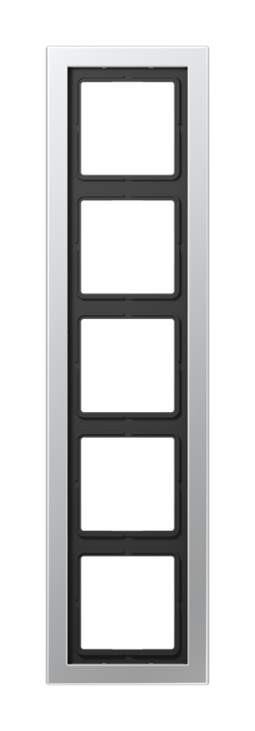 Рамка 5 постов JUNG LS DESIGN, алюминий