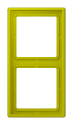 Рамка 2 поста JUNG LS 990, vert olive vif