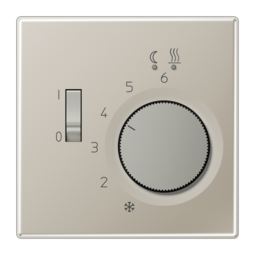 Накладка на термостат JUNG LS METAL, стальной