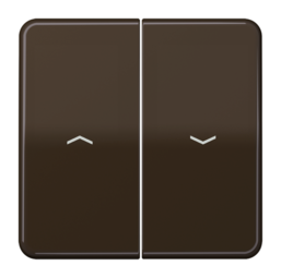 Клавиша для жалюзийного выключателя JUNG CD 500, коричневый