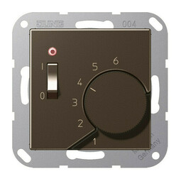 Терморегулятор Jung А-СЕРИЯ, механический, мокко, TRA241MO