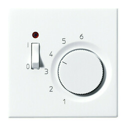 Терморегулятор Jung LS 990, механический, белый, TRLS241WW