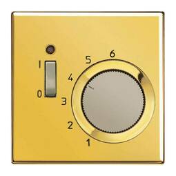 Накладка на терморегулятор Jung LS METAL, золотой, GOTR231PL